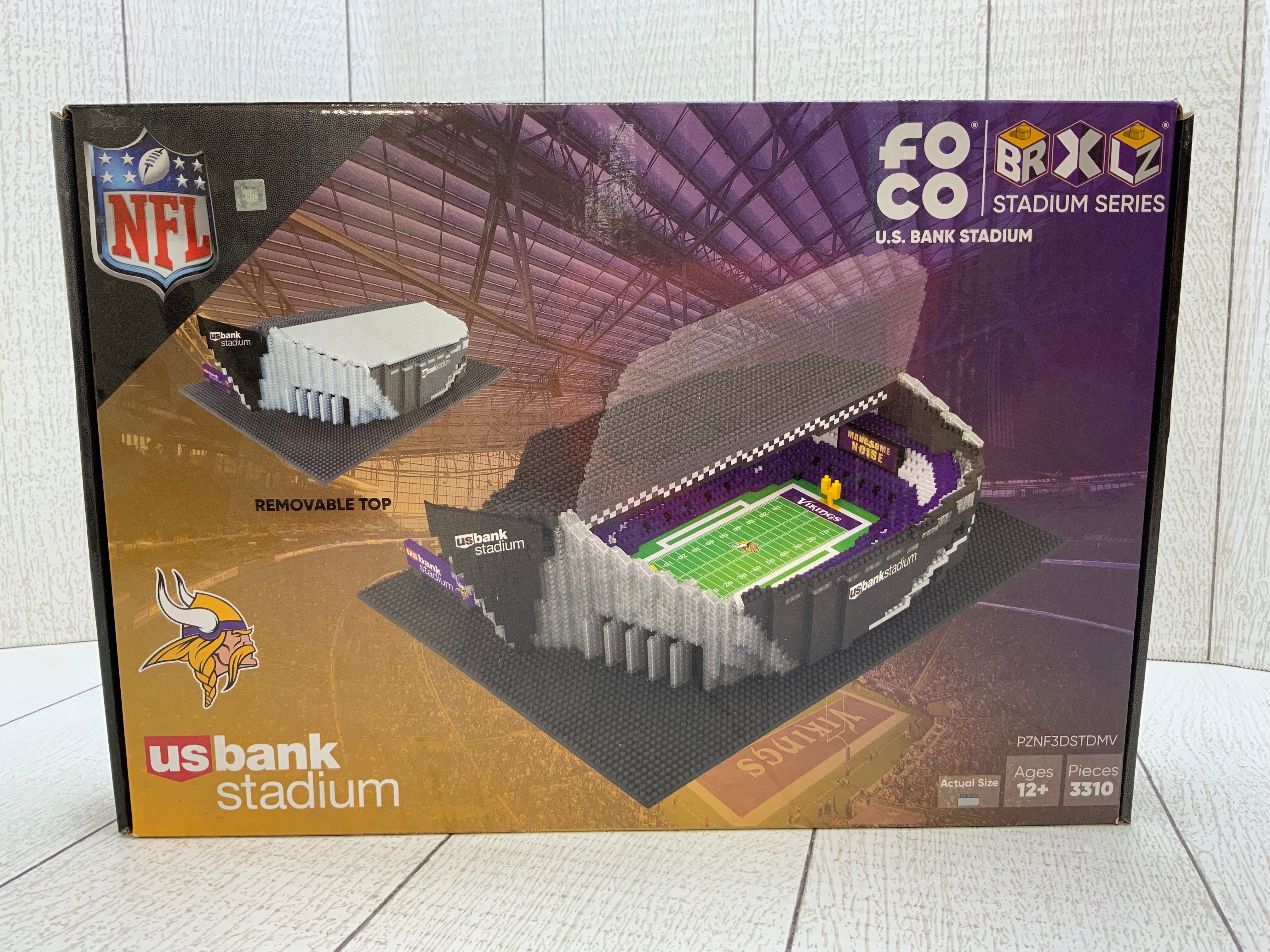 Foco Football NFL US Bank Stadium Puzzle Building Block (3310 Pieces) (7923020497134)